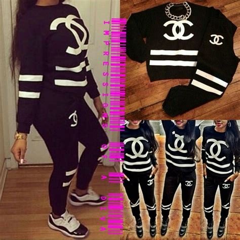 chanel jogging suit women's|chanel men's jumpsuit.